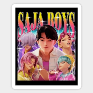 Saja Boys Korean Pop Aesthetics Magnet